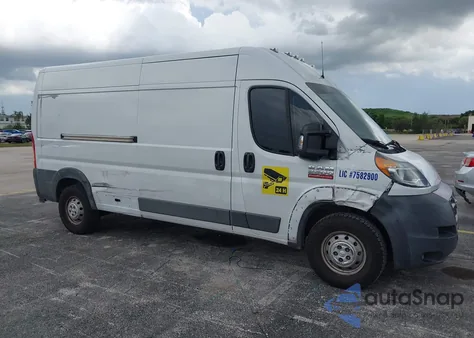 2015 Ram Promaster 2500 High Roof from USA, damaged, VIN 3C6TRVDG8FE521000